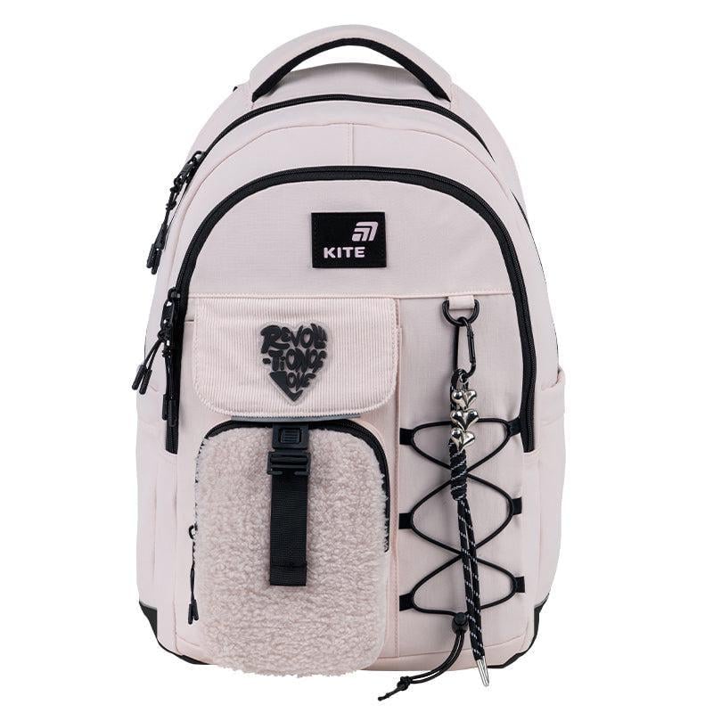 Рюкзак KITE Education teens Tenderly 46x31,5x16 см 24 л Бежевый (K26-2597L-1)