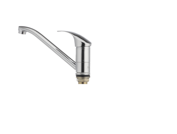 Смеситель для мойки Cron RIVA-555 на кухню с коротким изливом однорычажный цинковый сплав Хром (b-CR0058) - фото 4 Смеситель для мойки Cron RIVA-555 на кухню с коротким изливом однорычажный цинковый сплав Хром (b-CR0058) - фото 4