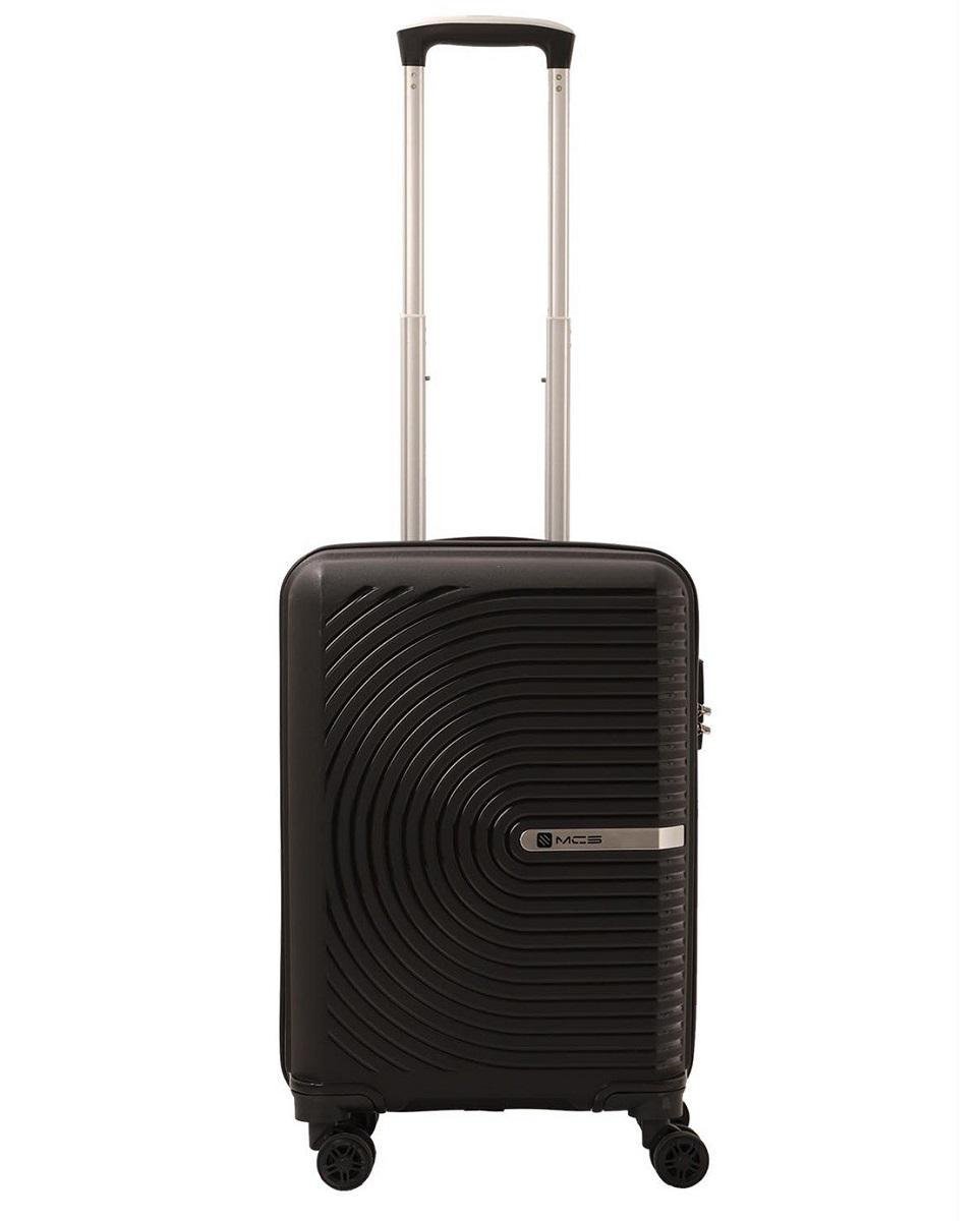Чемодан пластиковый MCS V374 малый Черный (Mp00119)