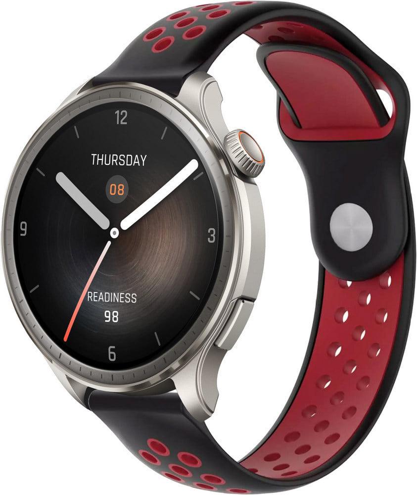 Ремешок Sport для Amazfit Balance Black/Red (37246-44)