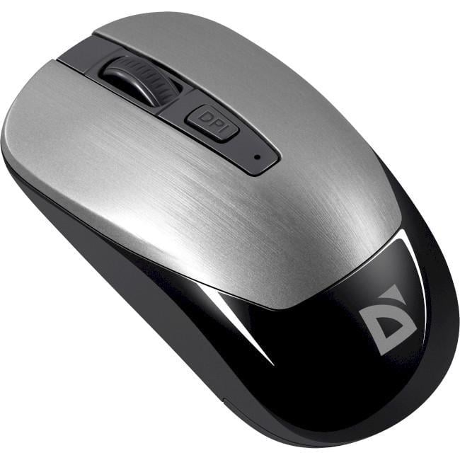 Мышь компьютерная Defender Wave MM-995 беспроводная 800/1200/1600 dpi Серый