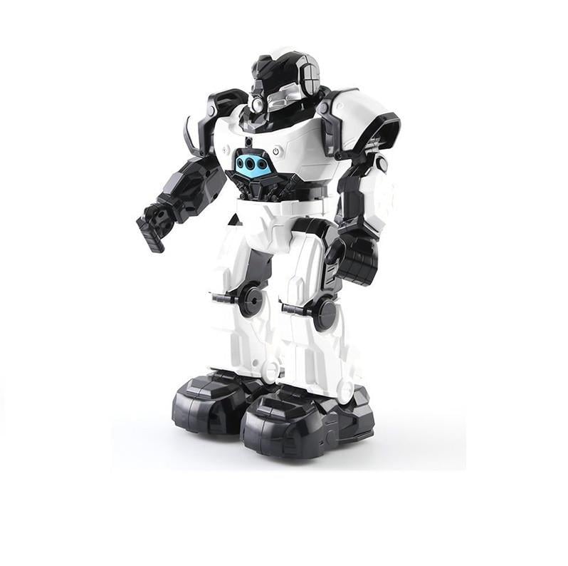 Многофункциональный робот Crazon Dangerous Stroller Robot на радиоуправлении с двумя вариантами управления Белый (SUN8572)