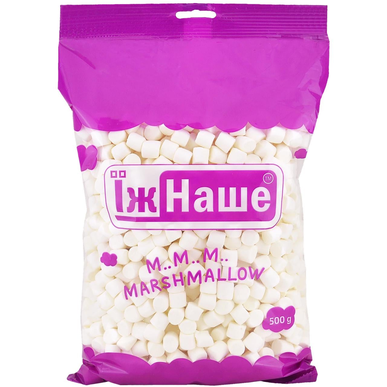 Маршмеллоу Їж Наше Mini Snowy Mallows Пломбир-Ваниль 500 г
