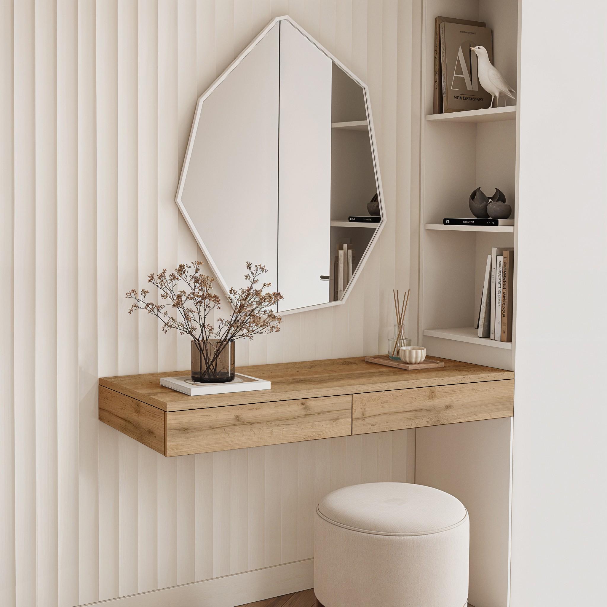 Стіл туалетний підвісний Стела 2 1000х310х130 мм Дуб Аппалачі Стіл туалетний підвісний Стела 2 1000х310х130 мм Дуб Аппалачі