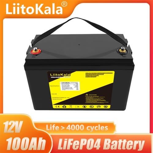 Аккумулятор для ИБП LiitoKala с BMS LiFePO4 IP65 12V 100 Ah (14421760) - фото 2