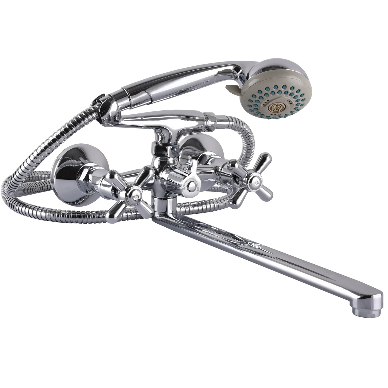 Смеситель для ванны Globus Lux GB-DOMINOX-0316-Euro переключатель латунь 350 мм (1000000055)