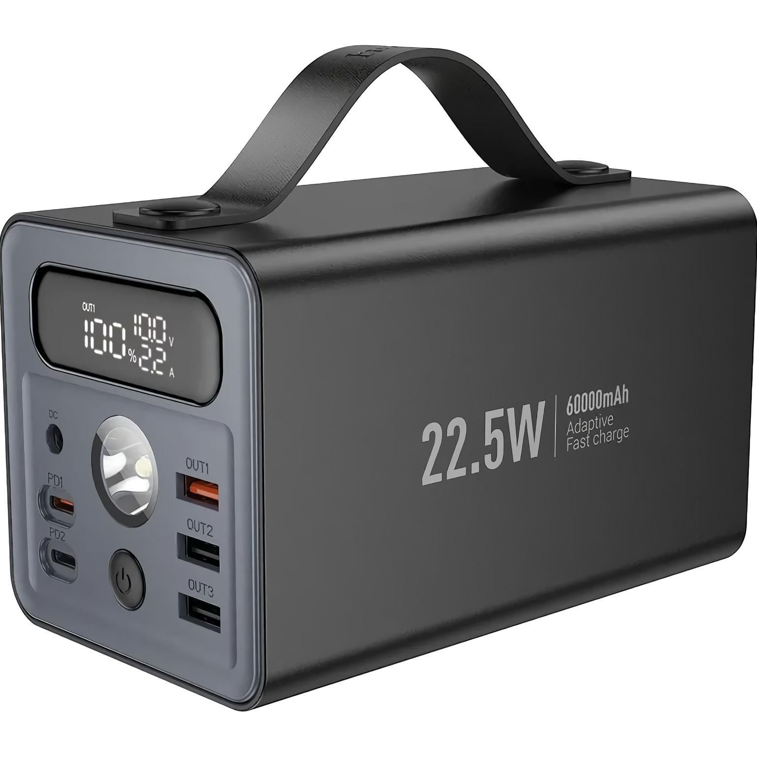 Внешний аккумулятор Hoco Distant J138 60000 mAh 22,5W Black