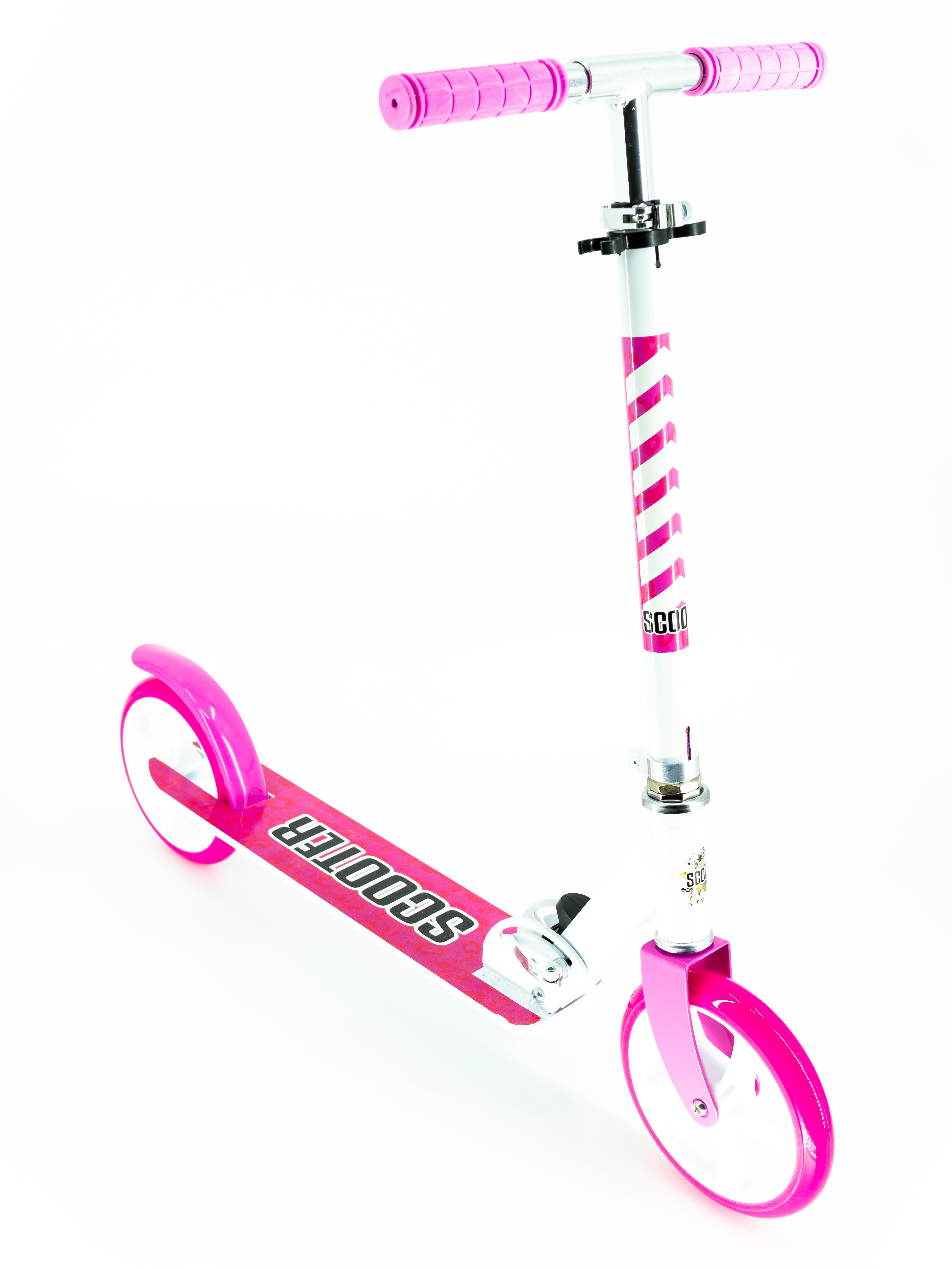 Самокат Scooter 2020 на больших колесах 109-B Розовый