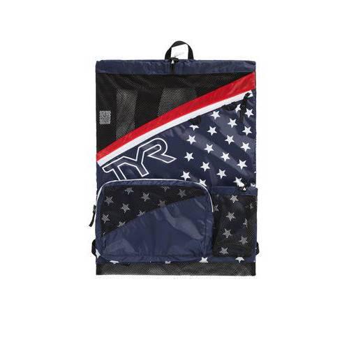 Рюкзак-мешок TYR Elite Team Mesh Red/Navy Рюкзак-мешок TYR Elite Team Mesh Red/Navy