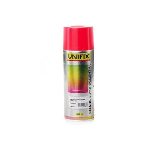 Эмаль акриловая флуоресцентная Unifix 400 мл RAL 3024 Красный (84597) Эмаль акриловая флуоресцентная Unifix 400 мл RAL 3024 Красный (84597)