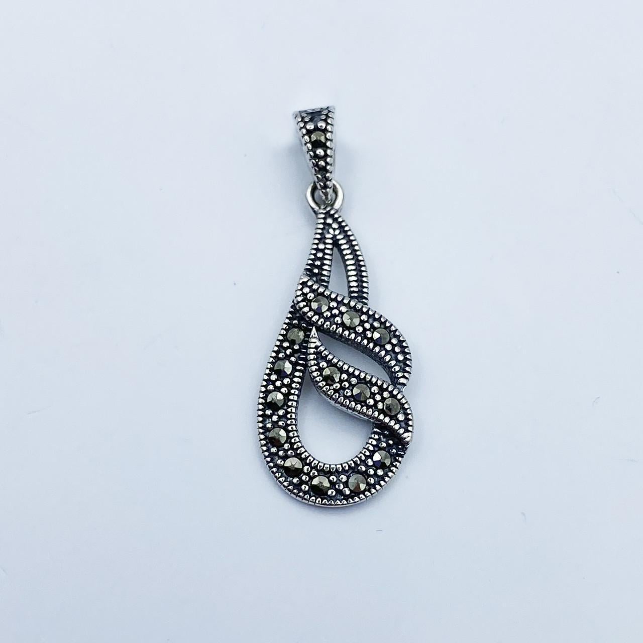 Серебряный кулон с марказитом 2,15 г (2254296948)