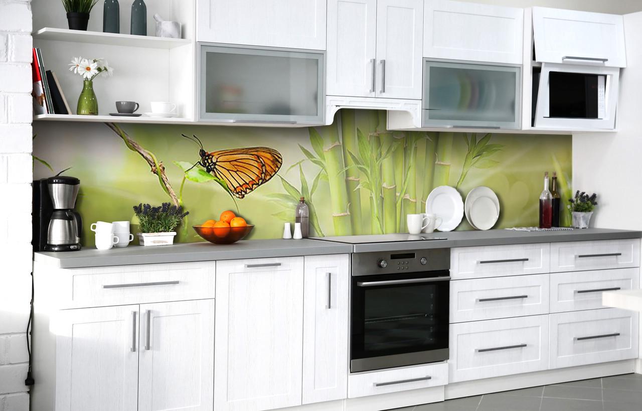 Кухонный фартук Бамбуковая дружба виниловый самоклеющийся 60х300 см Кухонный фартук Бамбуковая дружба виниловый самоклеющийся 60х300 см