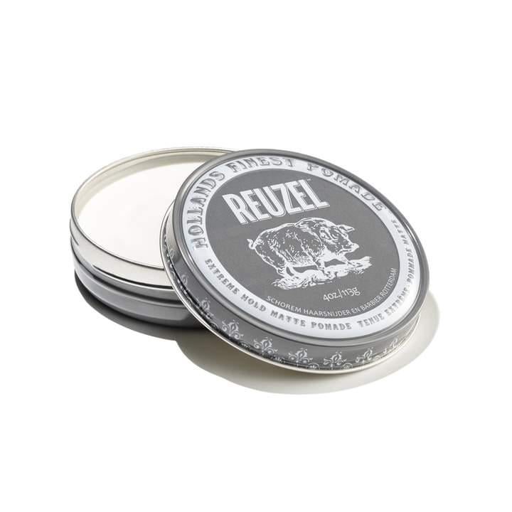 Матовая помада для волос Reuzel Extreme Hold Matte Pomade сильная фиксация 113 г