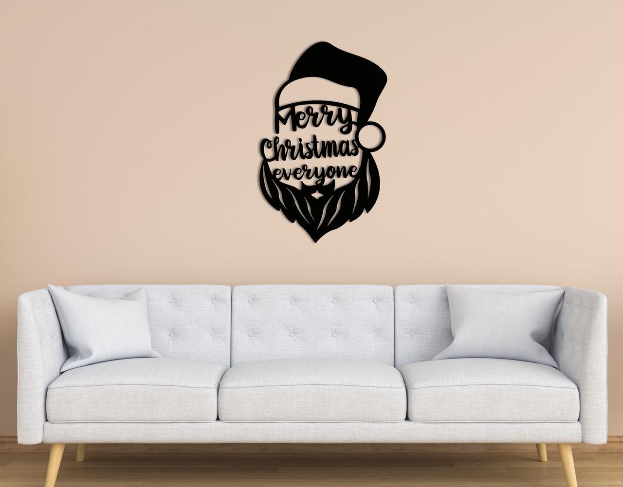 Декоративное панно на стену Upwood Decor Merry Christmas Santa Merry Christmas 35х55 см (1579375725)