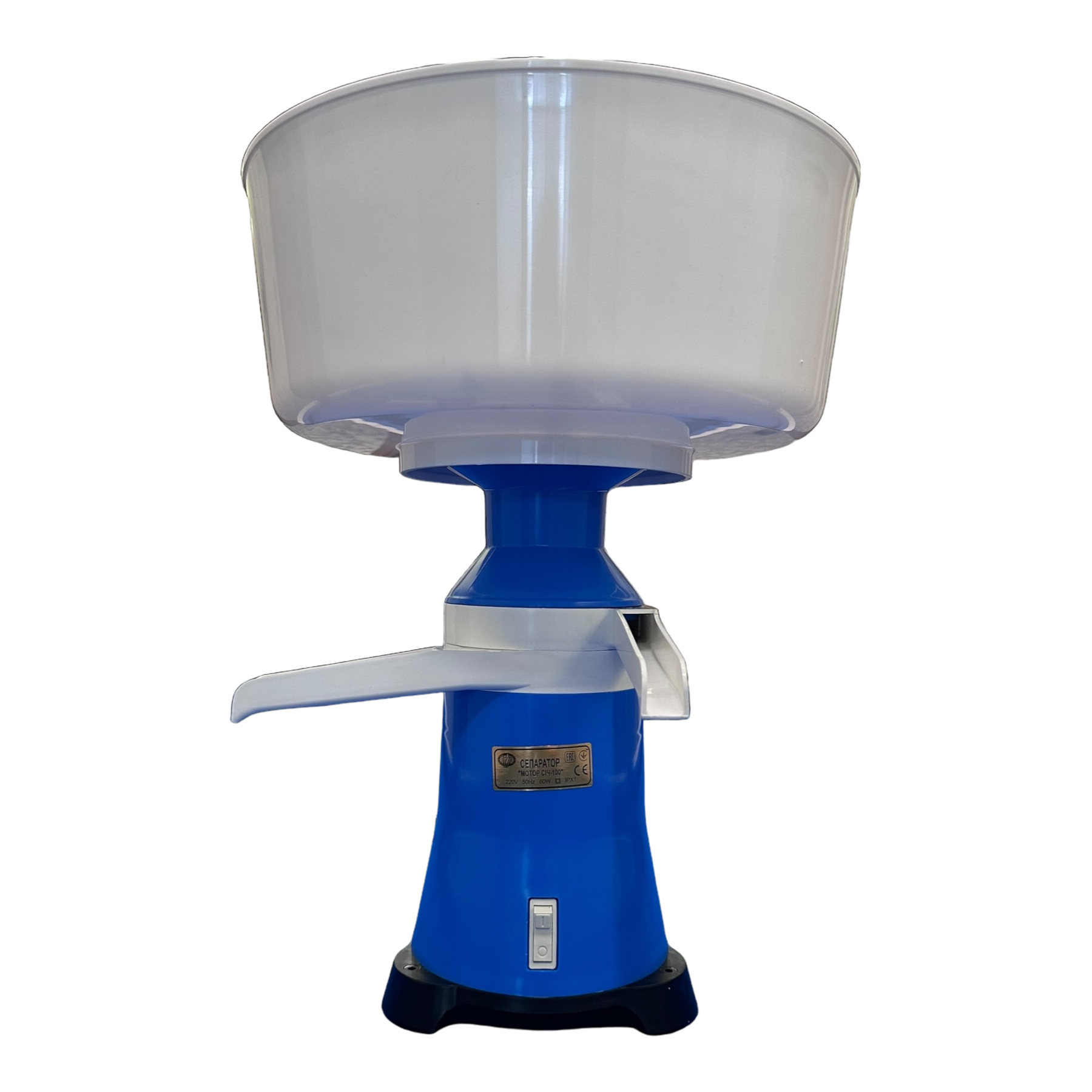Сепаратор молочный электрический Мотор Сич 100-19 с металлическими тарелочками