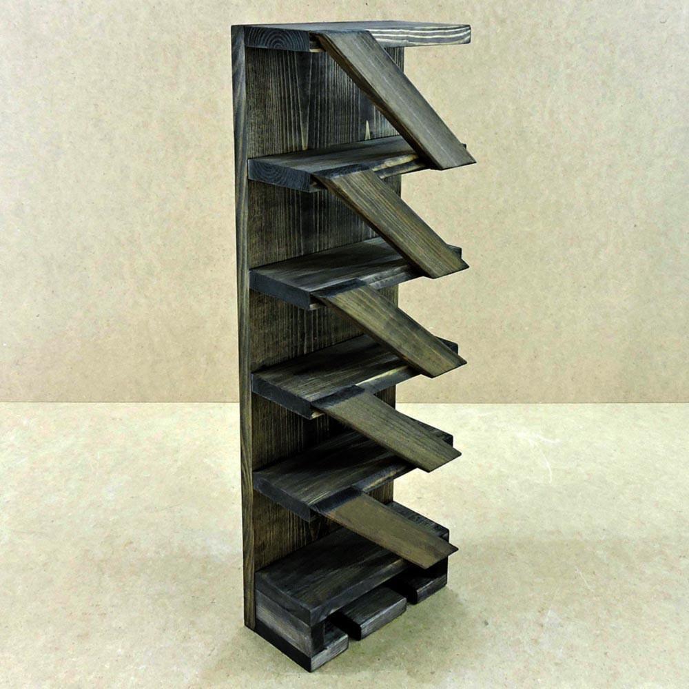 Полка для вина настенная из дерева Хасимото Морион (ПНК-002711)