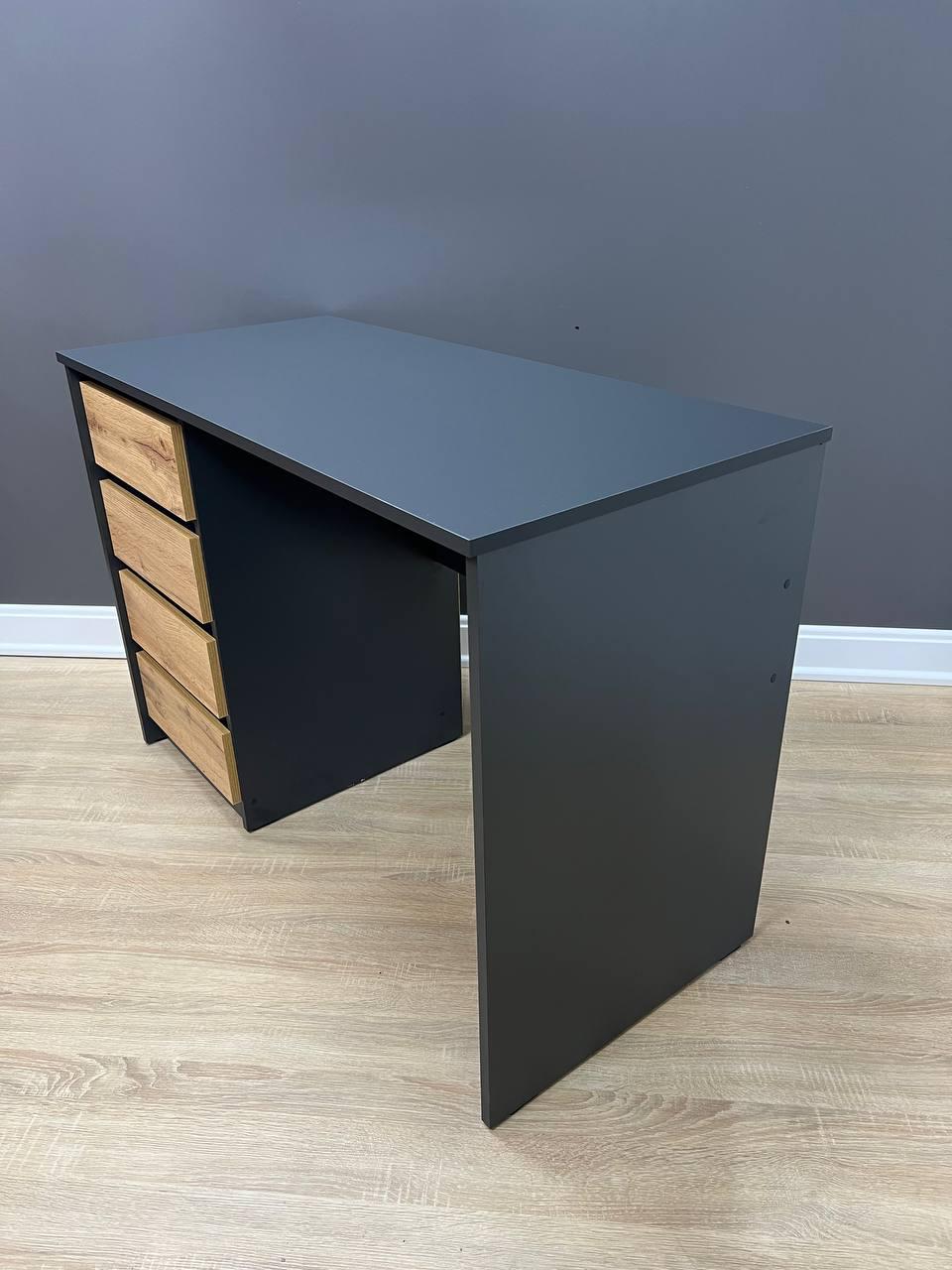 Стіл письмовий Арес лівий 1104х760х514 мм Антрацит/Дуб Аппалачі - фото 4 Стіл письмовий Арес лівий 1104х760х514 мм Антрацит/Дуб Аппалачі - фото 4