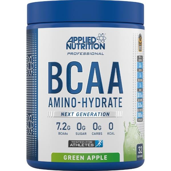 Аминокислота BCAA для спорта Applied Nutrition Bcaa Amino Hydrate Зеленое яблоко 450 г 32 порций (000021753)