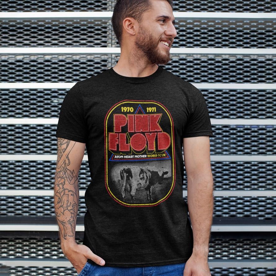 Футболка унисекс Pink Floyd Atom Heart Mother World Tour XL Черный (0000011226)