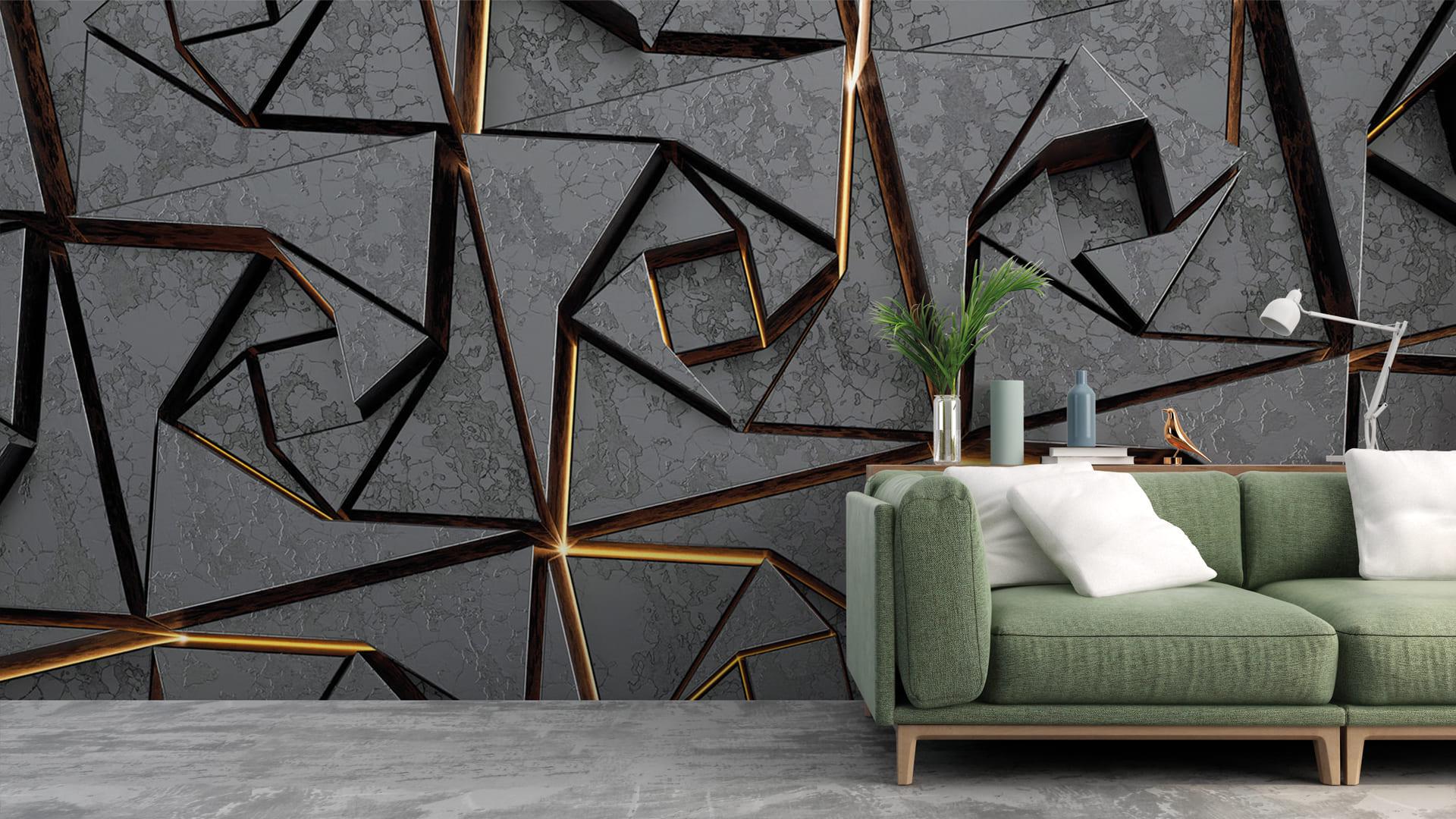 Фотообои флизелиновые Styleo Print-walls Геометрические фигуры 0373 300х200 см (Pw-0373)