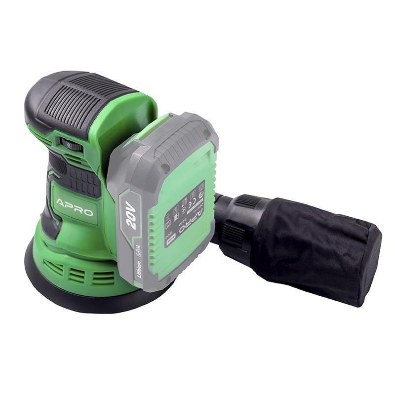 Шлифовальная машина орбитальная Apro OS-20 125 аккумуляторная без АКБ (895204) - фото 4