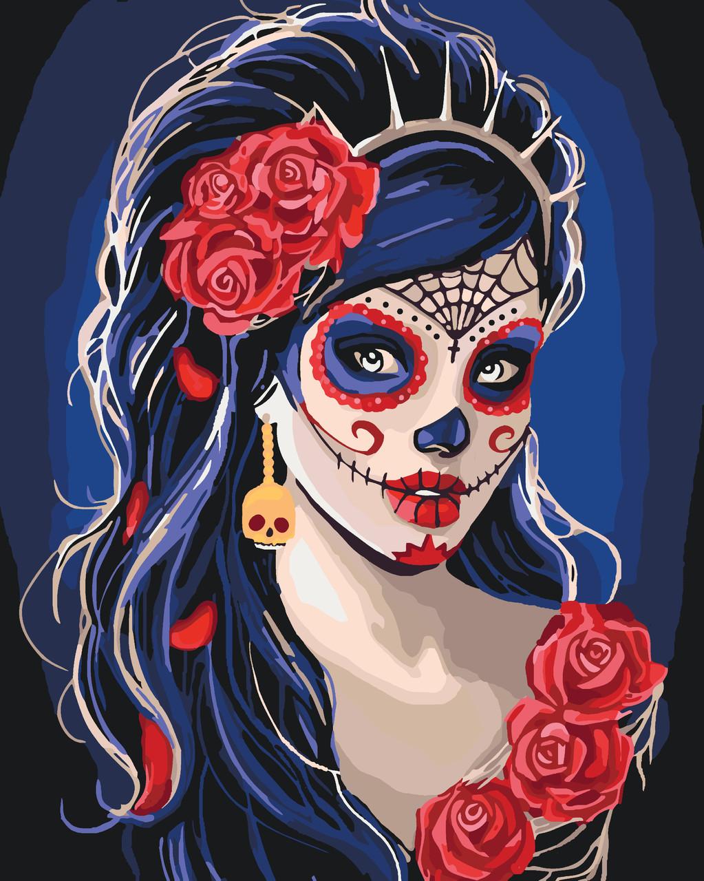 Картина по номерам Идейка Богиня тьмы 40х50 см (skl-КНО4517)