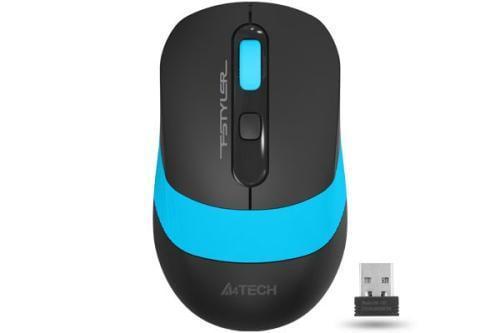Компьютерная мышка A4Tech Fstyler FG10 2000 dpi USB Wireless Черный/Синий (2881181202)