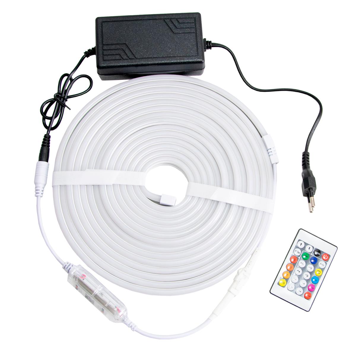 Стрічка силіконова LED Neon Flexible Light Strip 5A 5 м (1010639-White)