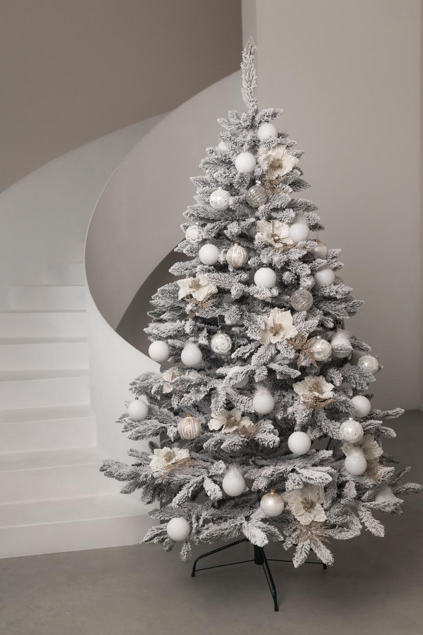 Ялинка штучна лита Дейнері засніжена для дому та офісу 1,8 м (28400692)