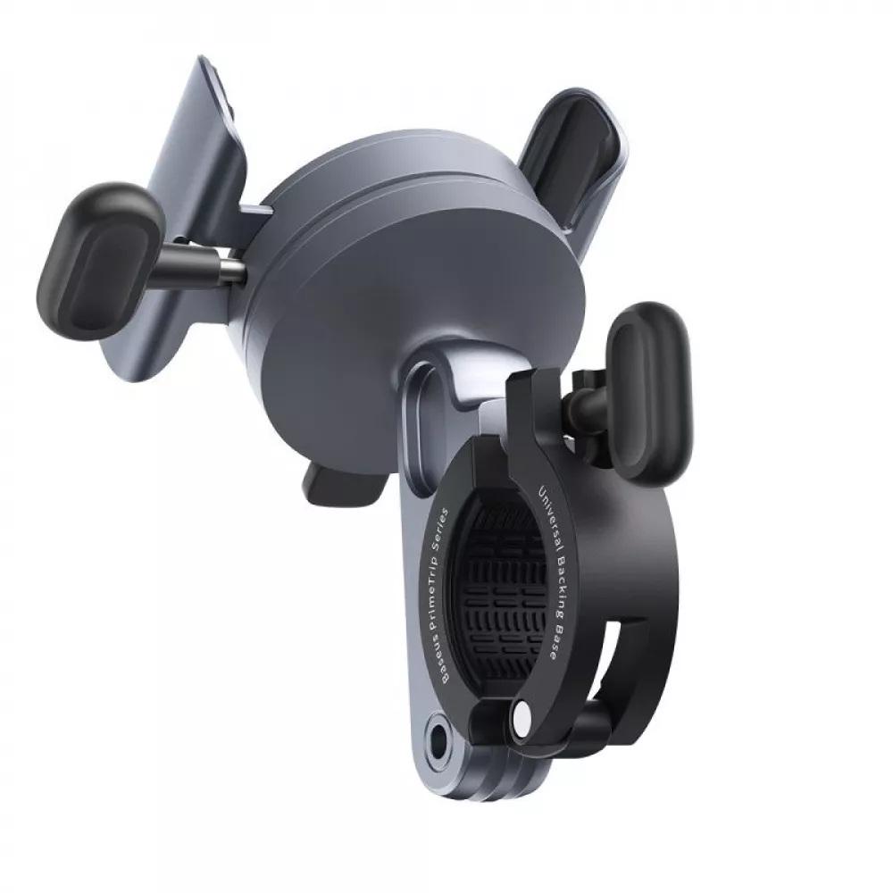 Держатель универсальный магнитный BASEUS PrimeTrip C40569000121-00 на руль велосипеда/мотоцикла 5,2-7,2" Черный (620092) - фото 6 Держатель универсальный магнитный BASEUS PrimeTrip C40569000121-00 на руль велосипеда/мотоцикла 5,2-7,2" Черный (620092) - фото 6