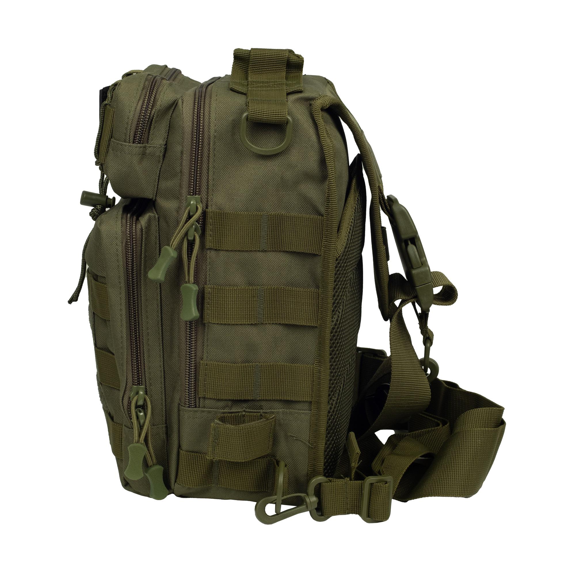 Сумка через плече Tribe Sling Pack 6,5 л Оливковий (T-IE-0003-olive) - фото 15