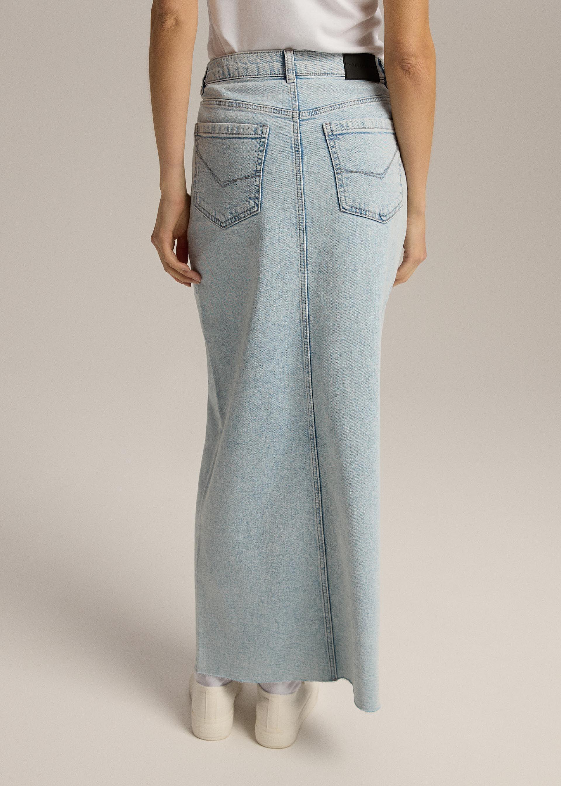 Юбка женская Diverse NIEBIULA джинсовая макси L Светло-голубой (5905384177490) - фото 4 Юбка женская Diverse NIEBIULA джинсовая макси L Светло-голубой (5905384177490) - фото 4