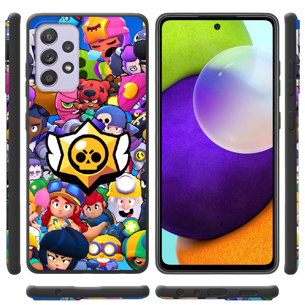 Чехол BoxFace Samsung A525 Galaxy A52 Brawl Stars Черный силикон (42075-up2389-42097) - фото 2