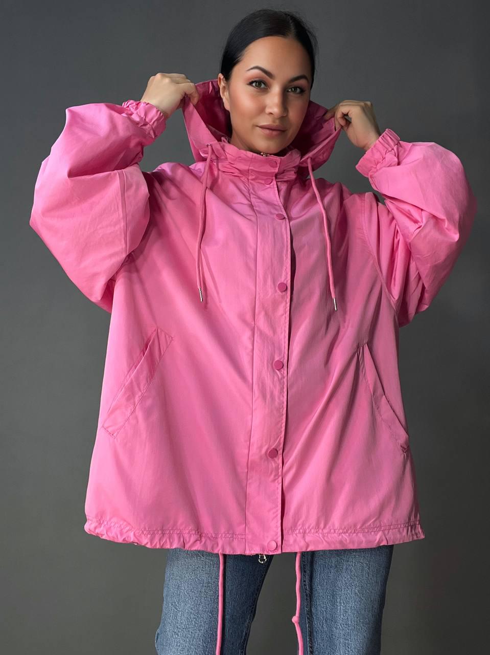 Куртка женская Lady Yep 9096-1 с капюшоном OS Розовый (26755947) - фото 3