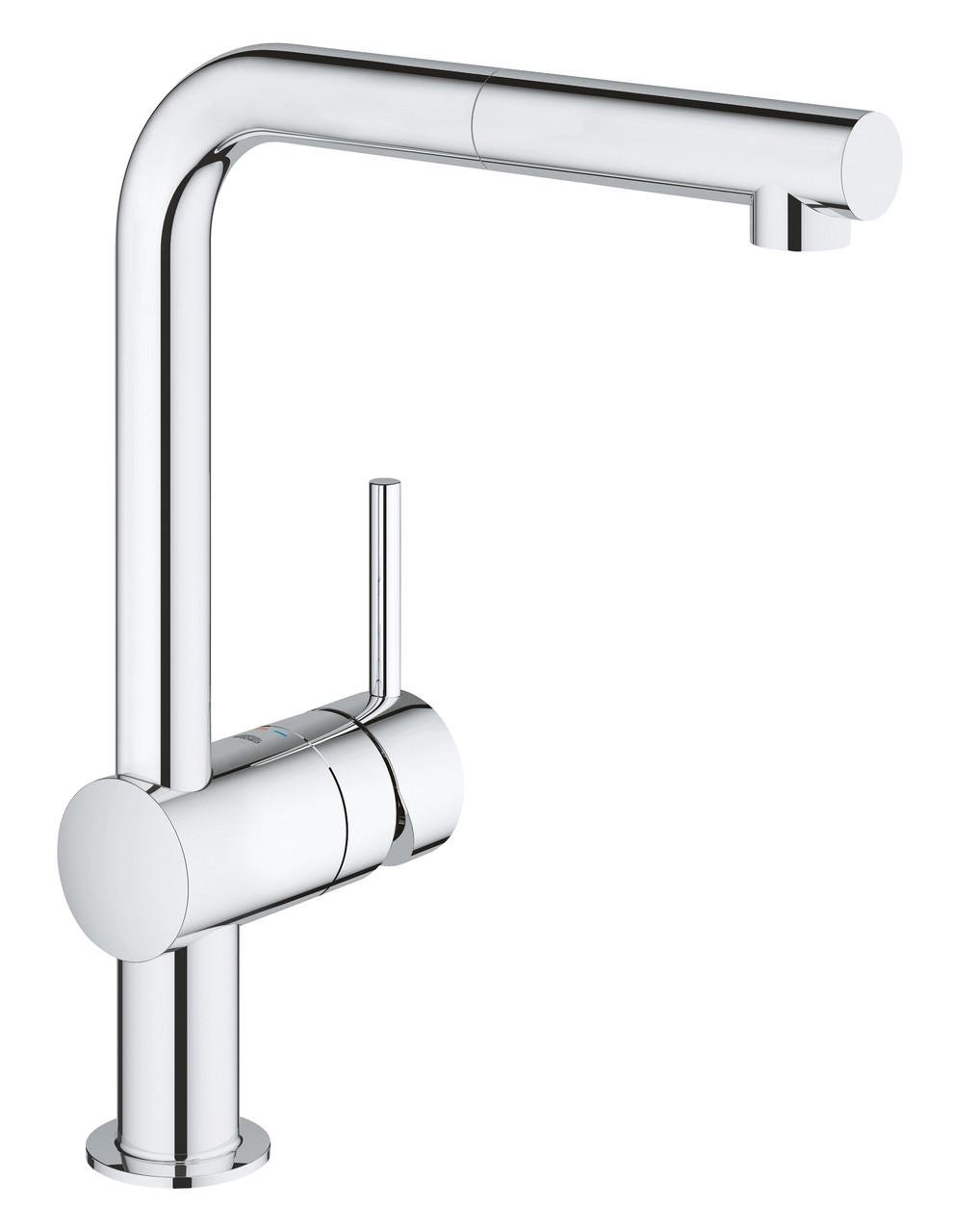 Смеситель для кухни Grohe Minta с выдвижным изливом (32168000)