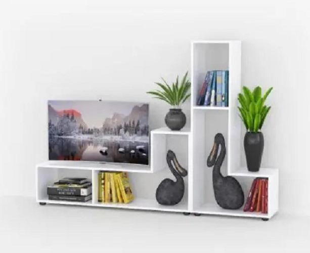 Стеллаж-подставка для зонирования комнаты Белый (P105) - фото 1