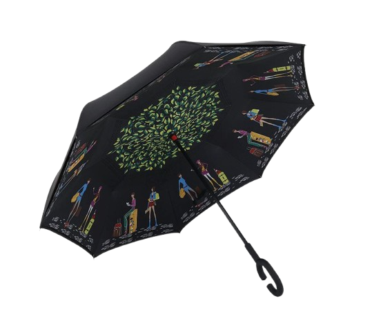 Зонтик обратного сложения Urban People 8 спиц купол 120 см (30240) - фото 7 Зонтик обратного сложения Urban People 8 спиц купол 120 см (30240) - фото 7