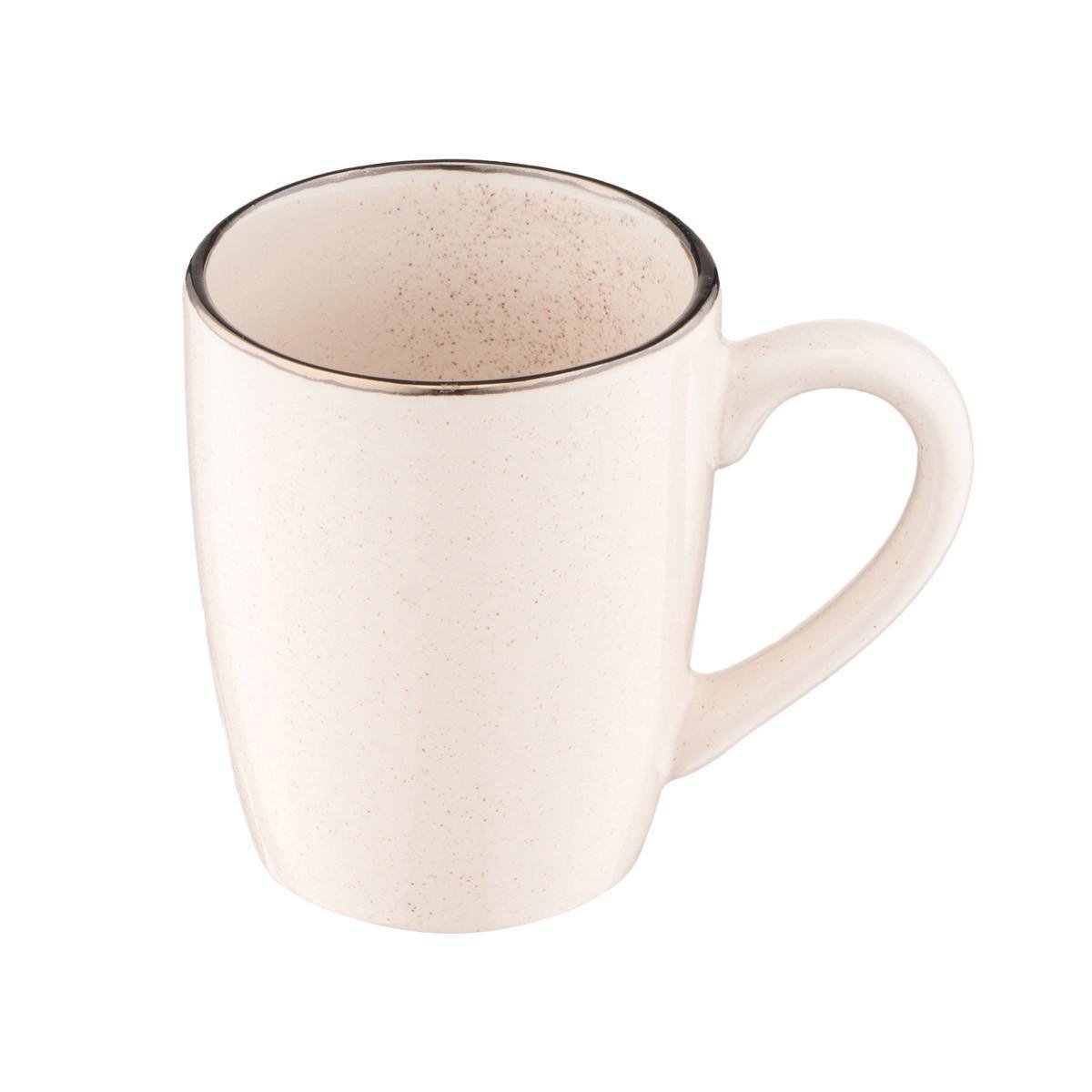 Чашка керамическая Ardesto Emilia 360 мл Бежевый (AR0736EBG)