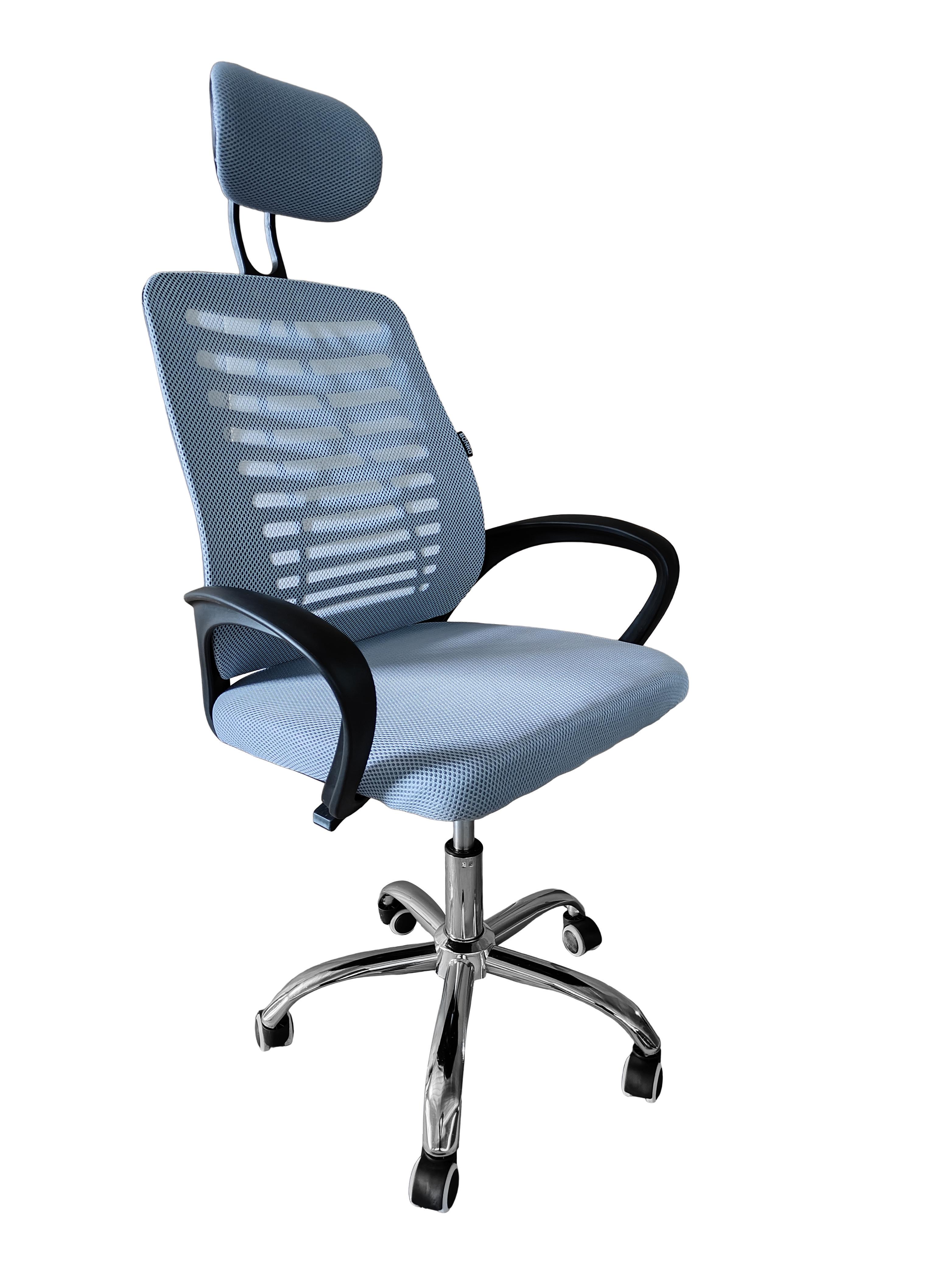 Кресло офисное компьютерное Bonro B-6200 Серый (4588)