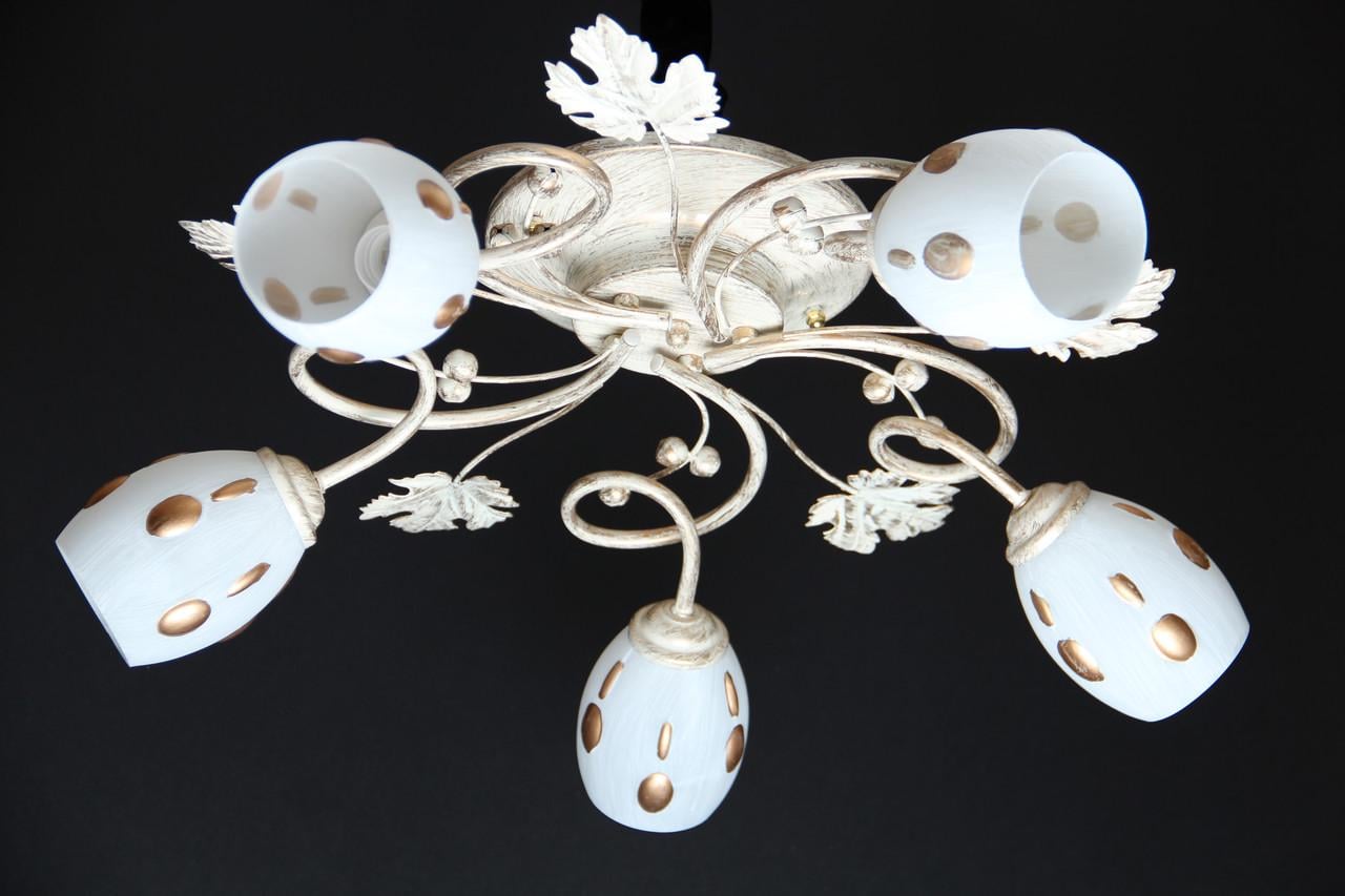 Люстра Svlight пятиламповая 19611/5 Золотой/беж. (372922702)