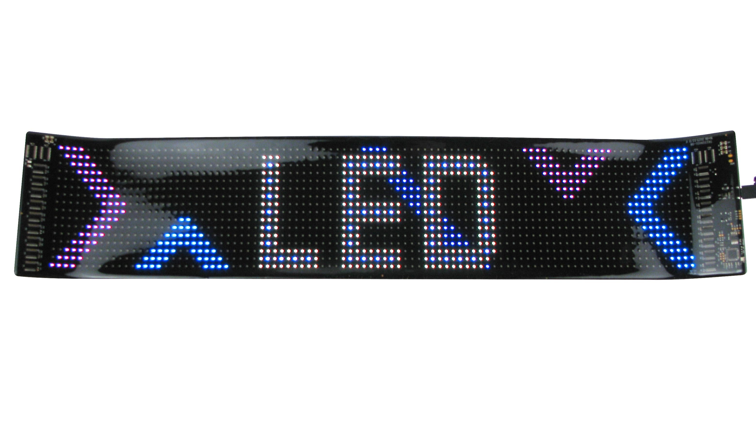 Екран гнучкий світлодіодний LED Matrix Panel RGB 16x96 точок
