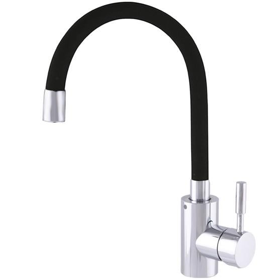 Змішувач для кухні Champion SUS-011 CH0293 з гнучким виливом Чорний (130484) Змішувач для кухні Champion SUS-011 CH0293 з гнучким виливом Чорний (130484)