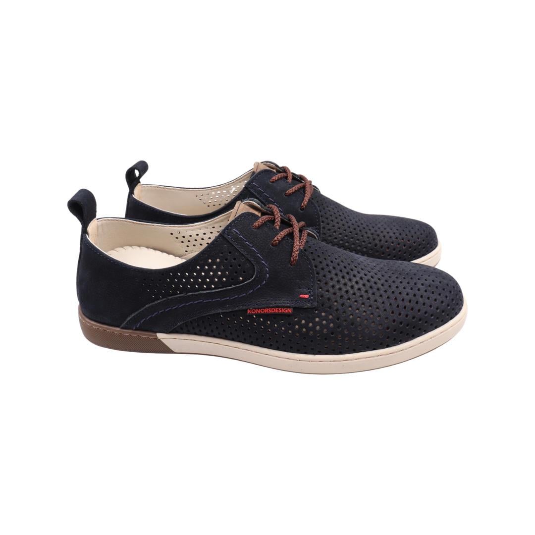 Туфли мужские Konors из нубука р. 40 Синий (308-8/22LTCP)