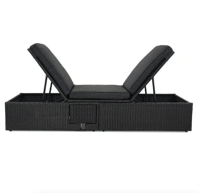 Шезлонг садовый Di Volio Asco Черный (23853385) - фото 11 Шезлонг садовый Di Volio Asco Черный (23853385) - фото 11
