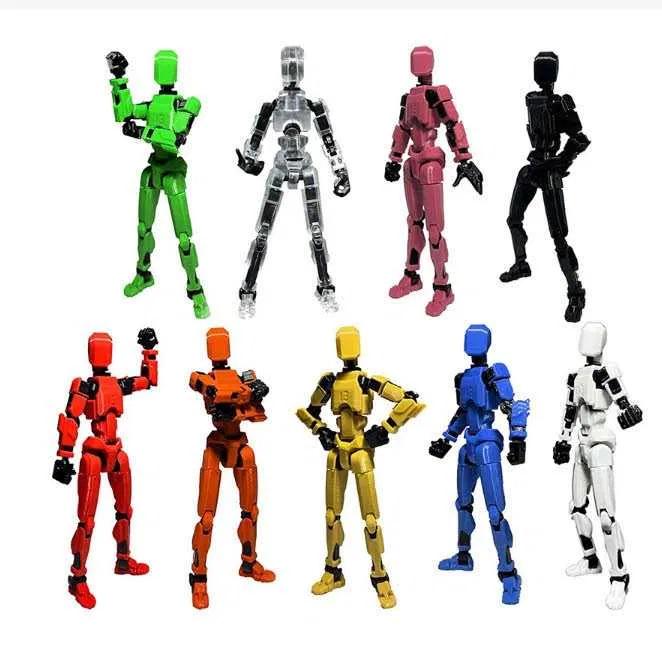 ᐉ Детская игровая фигурка Lucky 13 Dummy Робот подвижный Серый