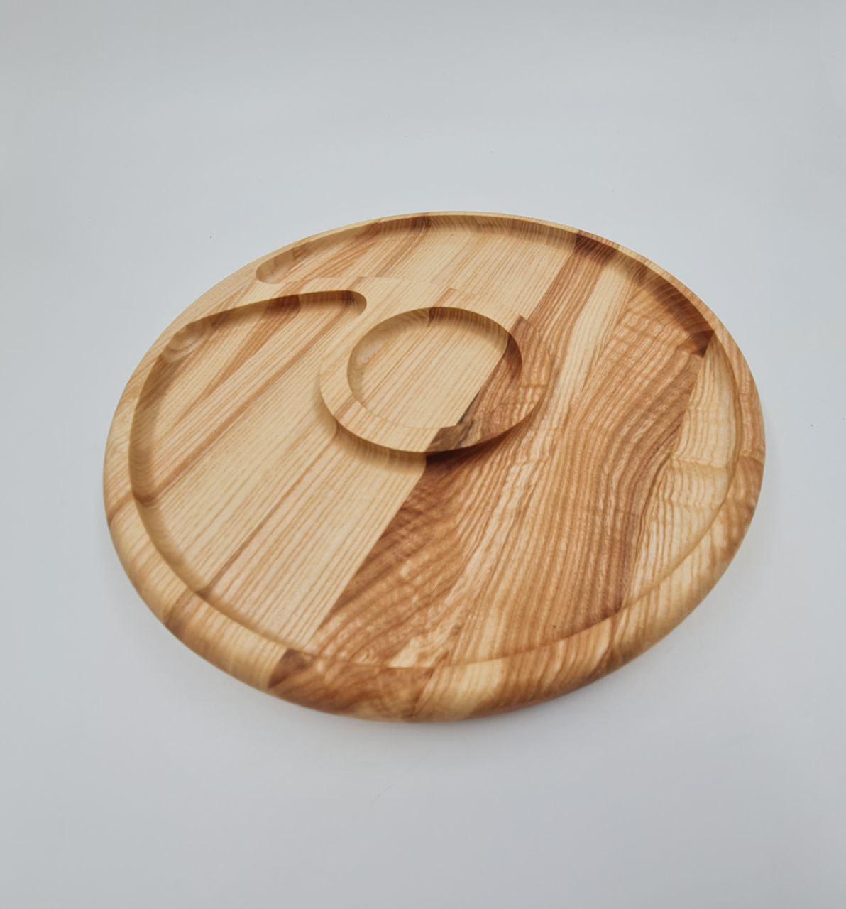 Доска для сервировки из дерева d 30 см (IN37) - фото 2 Доска для сервировки из дерева d 30 см (IN37) - фото 2