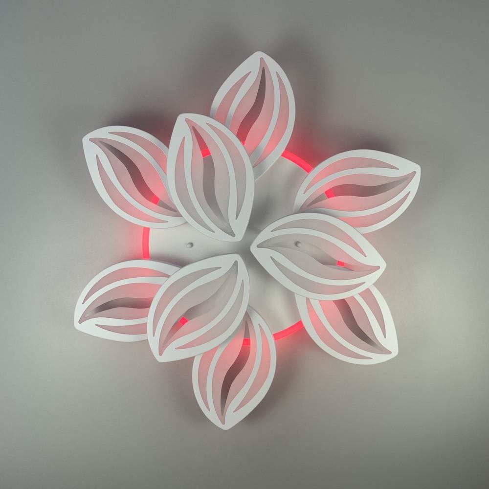 Люстра потолочная LED RGB на 9 лепестков 115W (A 2325/6+3 WT) - фото 2 Люстра потолочная LED RGB на 9 лепестков 115W (A 2325/6+3 WT) - фото 2