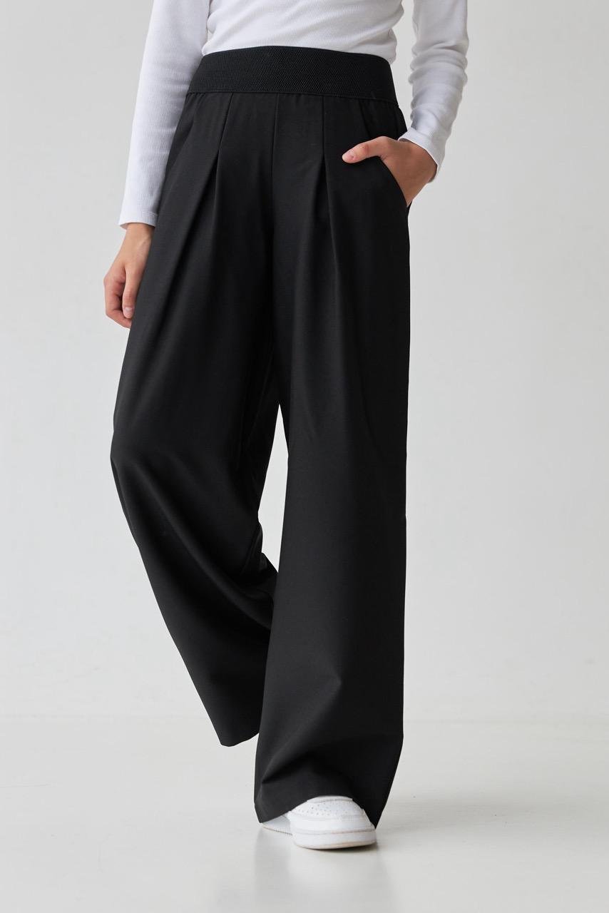 Брюки школьные для девочки Valza 3410 116 см Черный