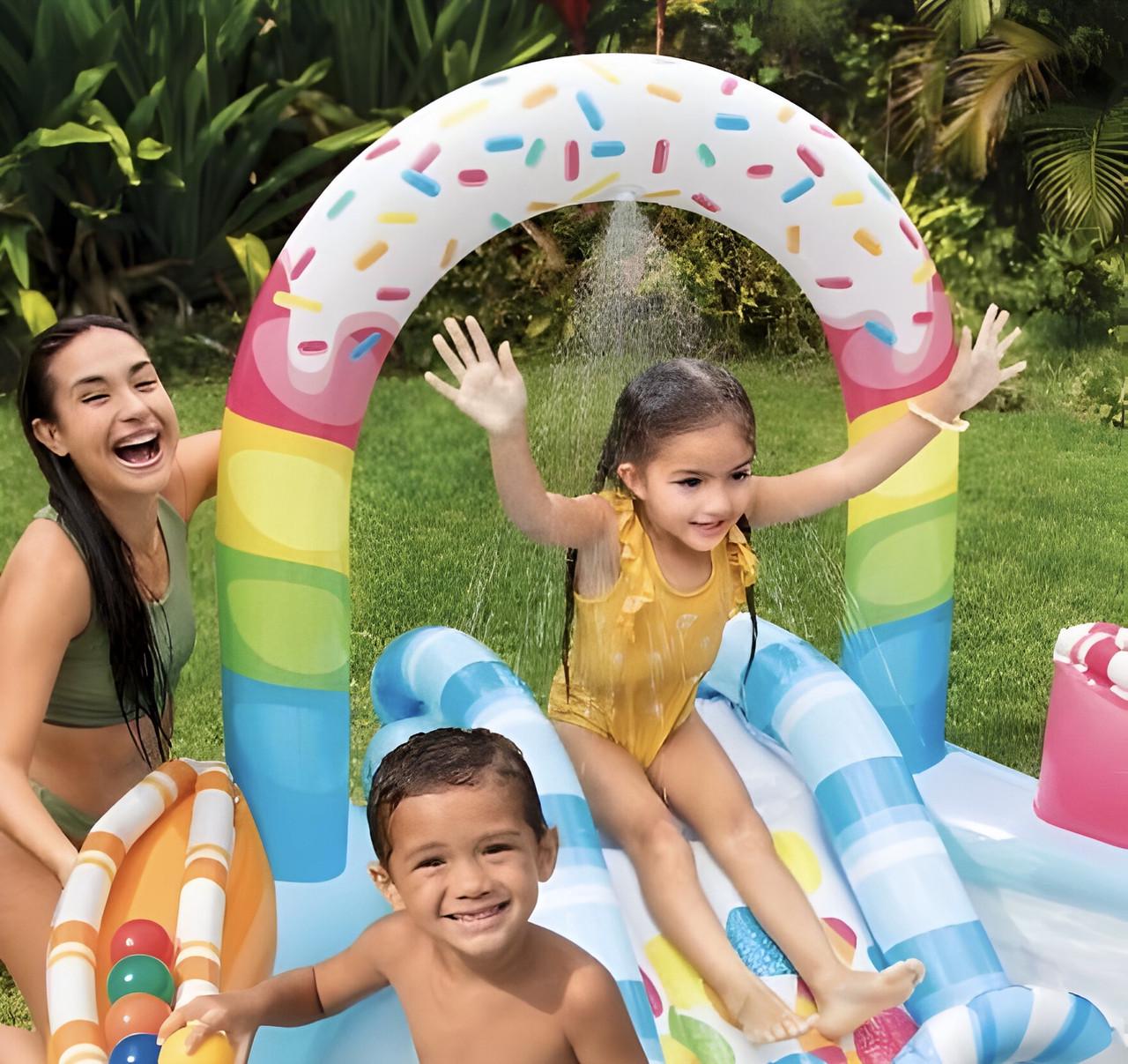 Басейн із гіркою Intex Цукеркові веселощі (15005219) - фото 7 Басейн із гіркою Intex Цукеркові веселощі (15005219) - фото 7