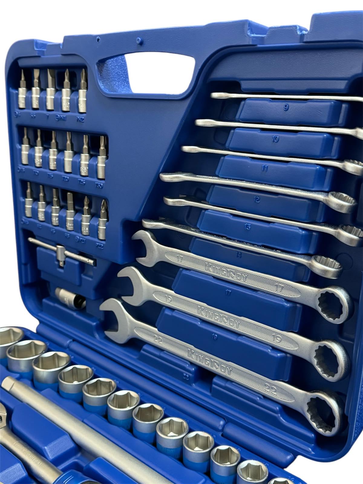 Набір інструментів KING ROY 6 гранний 82 пр. (19993) - фото 4 Набір інструментів KING ROY 6 гранний 82 пр. (19993) - фото 4